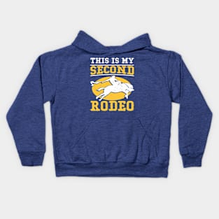 This Is My Second Rodeo I Cowboy Kids Hoodie